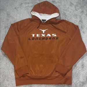 Hook em Horns Bevo retro Orange Texas Longhorns Hooded Hoodie Sweatshirt XL
